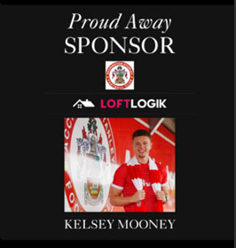 LOFT LOGIK Sponsors Donald Love & Kelsey Mooney – Accrington Stanley